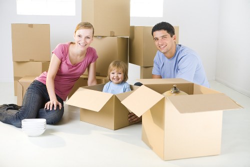 Professional removals team planning a move in central Soho with careful loading preparation
