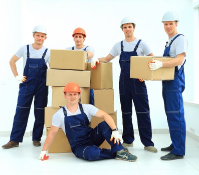 Packing and loading items for a Soho home relocation