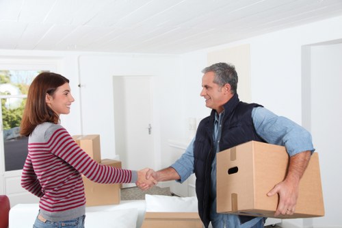 Careful handling of furniture during a central London move