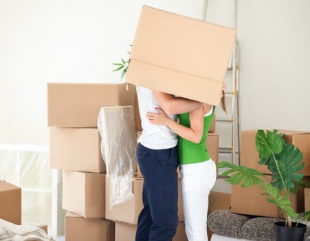 Removal van in Soho handling residential and commercial belongings
