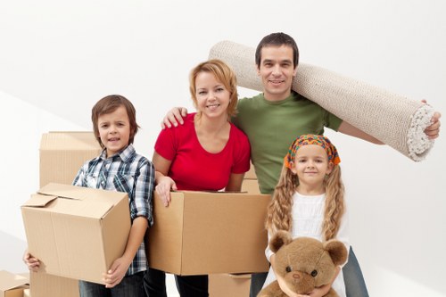Commercial moving truck support for Soho offices and shops