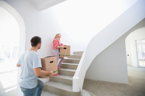 Donation boxes and charity reuse items from a local move