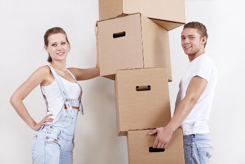 Man and van service supporting a Soho flat or office move